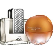 Avon Luck Erkek Parfüm ve Incandessence Enjoy Kadın Parfüm Paketi 125 ml