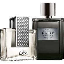 Avon Luck ve Elite Gentleman in Black Erkek Parfüm Paketi