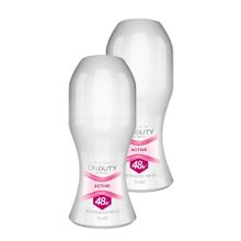 Avon On duty Active 50 ml 2'li Kadın Roll-On