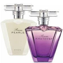 Avon Rare Pearls 50 ml EDP Kadın Parfüm+Rare Amethyst 50 ml EDP Kadın Parfüm