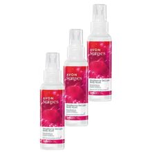 Avon Raspberry Delight Frambuaz ve Frenk Üzümü Kokulu 3x100 ml Vücut Spreyi