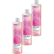 Avon Senses L'amour Sunrise Gül ve Amber Kokulu 3x500 ml Krem Duş Jeli