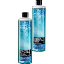 Avon Senses Ocean Surge Nane ve Deniz Kokulu Saç ve Vücut için 2x500 ml Erkek Duş Jeli