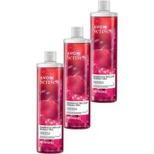 Avon Senses Rapsberry Delight Frambuaz ve Frenk Üzümü Kokulu 3x500 ml Duş Jeli