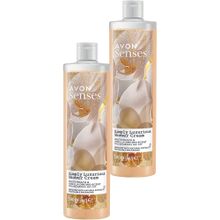 Avon Senses Simply Luxurious Beyaz Şeftali ve Vanilya Kokulu 2x500 ml Krem Duş Jeli