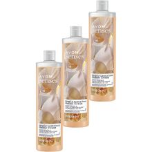 Avon Senses Simply Luxurious Beyaz Şeftali ve Vanilya Kokulu 3x500 ml Krem Duş Jeli