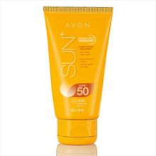 Avon Sun 50 ml Spf50+ Hassas Ciltler için Yaşlanma Karşıtı Güneş Koruyucu Yüz Kremi