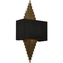 Avonni AP-62175-01 Siyah Boyalı Metal 25x13 cm Aplik