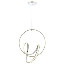 Avonni AV-5260-KB Led Metal 45 cm Krom Kaplama Modern Avize