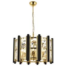 Avonni AV-60099-S50 Sarı/Siyah Kaplama Modern E14 Metal Cam 50cm Avize