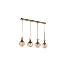 Avonni AV-60161-4EY Eskitme Kaplama Modern E27 Metal Cam 70x13cm Avize