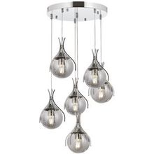 Avonni AV-60161-6KT Krom Kaplama 50 cm Modern Avize