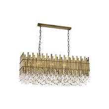 Avonni AV-60162-E100X35 Eskitme Kaplama Modern E27 Metal Kristal 100x35cm Avize
