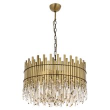 Avonni AV-60162-E60 Eskitme Kaplama Metal Kristal cm Avize
