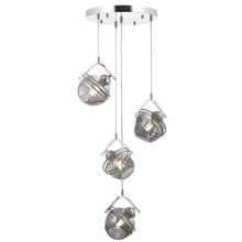 Avonni AV-60215-4KT Krom Kaplama 40 cm Modern Avize