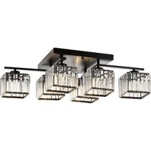 Avonni AV-60230-6BSY Eskitme-Siyah Boyalı 80x40 cm Modern Avize