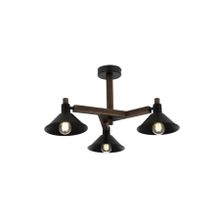 Avonni AV-60294-3BSY Siyah Boyalı Modern Avize