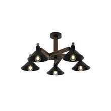 Avonni AV-60294-5BSY Siyah Boyalı Modern Avize
