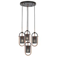 Avonni AV-60352-4T-BSY Siyah Boyalı Modern Avize
