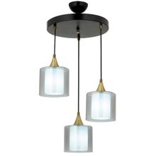 Avonni AV-65233-3T-BSY-F Siyah Boyalı 40 cm Modern Avize