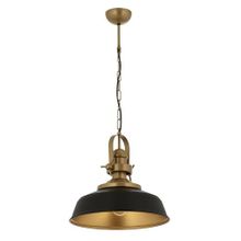Avonni E27 Metal 35 cm Siyah Boyalı Modern Avize