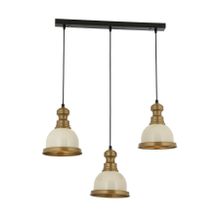 Avonni E27 Metal 60x60 cm Beyaz Boyalı Modern Avize