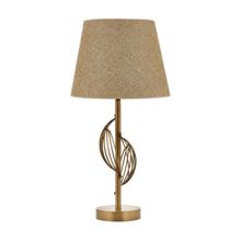 Avonni ML-9133-1E E27 Metal Kumaş 33x0 cm Eskitme Kaplama Masa Lambası