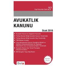 Avukatlık Kanunu - Remzi Özmen