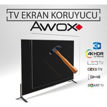Awox U3200STR Uyumlu Tv Ekran Koruyucu 3 mm Ekran Koruma Paneli