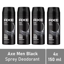 Axe Black 4x150 ml Erkek Deodorant Sprey