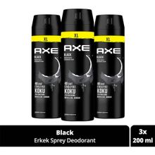 Axe Black XL 3x200 ml Erkek Sprey Deodorant