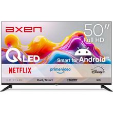 Axen AX50QFPRL-A14S 50 inç 126 Ekran Full HD Android QLED TV