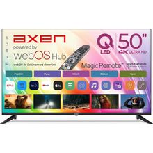 Axen AX50QUPRL-W02M 50 inç 126 Ekran 4K Ultra HD WebOS QLED TV