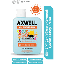 Axwell Kids Sun Cream 100 ml Çocuk Güneş Kremi