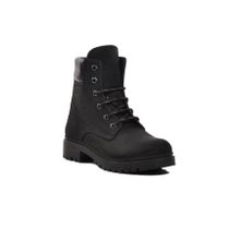 Ayakmod 90001-9 Siyah Nubuk Hakiki Deri Unisex Bot