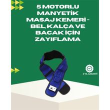 Ayarlanabilir Hız ve Titreşim Modlarına Sahip Manyetik Masaj ve Zayıflama Kemeri