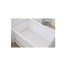 Aybi Baby 3 Parça Beyaz 80x140 cm Beşik Kenar Koruyucu Set