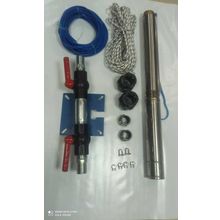 Aycı Mühendislik 4SD6/8 1 Hp Alarko Trifaze 25 mt Yassı Kablolu 50 mt Halatlı Çift Vanalı Akıtma Başlıklı Takım Dalgıç Pompa