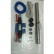 Aycı Mühendislik 4SD6/8 1 Hp Alarko Trifaze 40 mt Yassı Kablolu 80 mt Halatlı Çift Vanalı Akıtma Başlıklı Takım Dalgıç Pompa