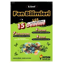 Aydın Yayınları 8. Sınıf Fen Bilimleri 15 Deneme