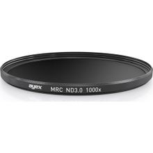 Ayex 72 mm Neutral Density ND3.0 1000X MRC Slim ND Filtre