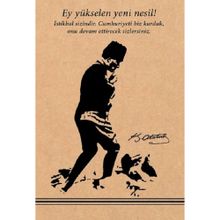 Aylak Adam Hobi 8681980581417 Mustafa Kemal Atatürk 1 Kraft Defter