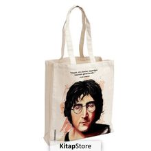 Aylak Adam Hobi 8681980581714 John Lennon Kadın Günlük Bez Çanta