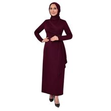 Ayşe Melek 2580 Bordo Abiye Kadın Elbise