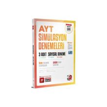 AYT 3'lü Sayısal Simülasyon Genel Deneme - 3D Yayınları