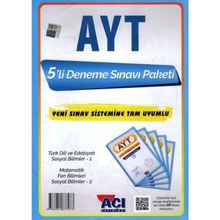 Ayt 5li Deneme Sınavı Paketi Açı Yayınları