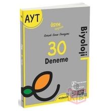 Ayt Biyoloji 30 Deneme Sınavı - Endemik Yayınları