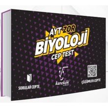 AYT Biyoloji Zor Cep Test Karekök Yayınları