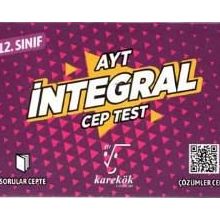AYT Cep Test İntegral Karekök Yayınları