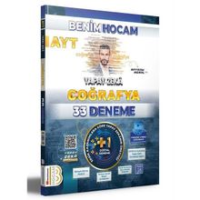 Ayt Coğrafya Yapay Zeka 33 Deneme - Benim Hocam Yayınları